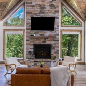 Beautiful cabin interior